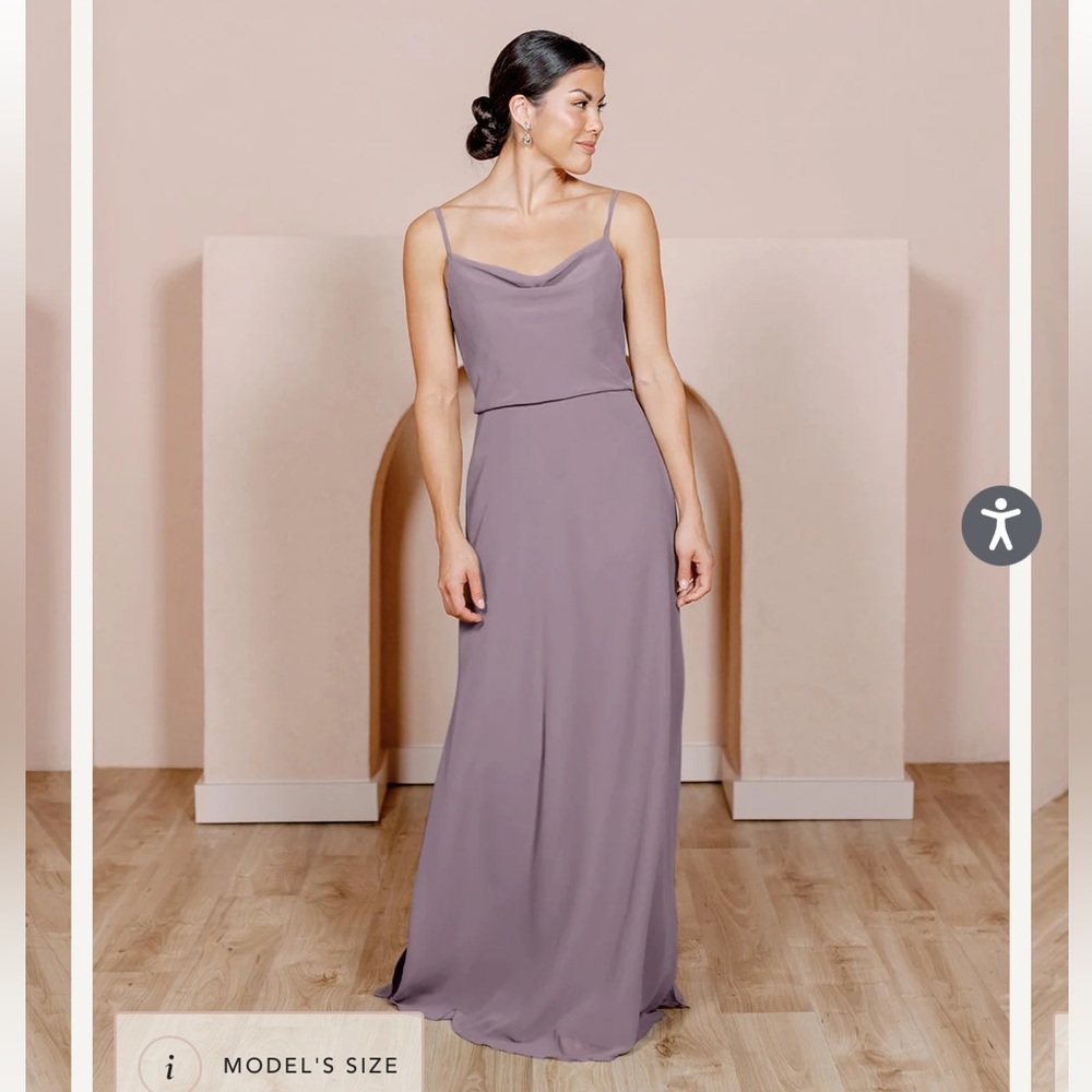 Revelry Skye Chiffon Dress - Wisteria